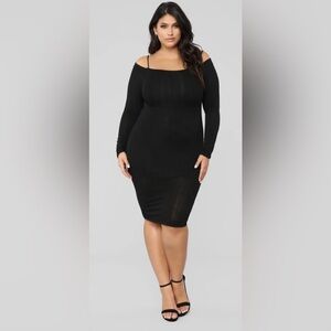 Fashion Nova No One Like You Dress - Black